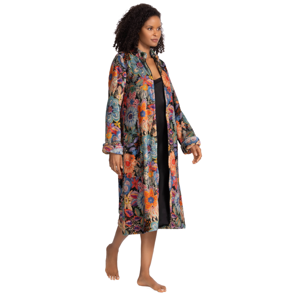 ZIP UP ROBE CAETANA