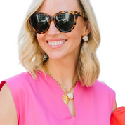 MONSTERA LEAF NECKLACE