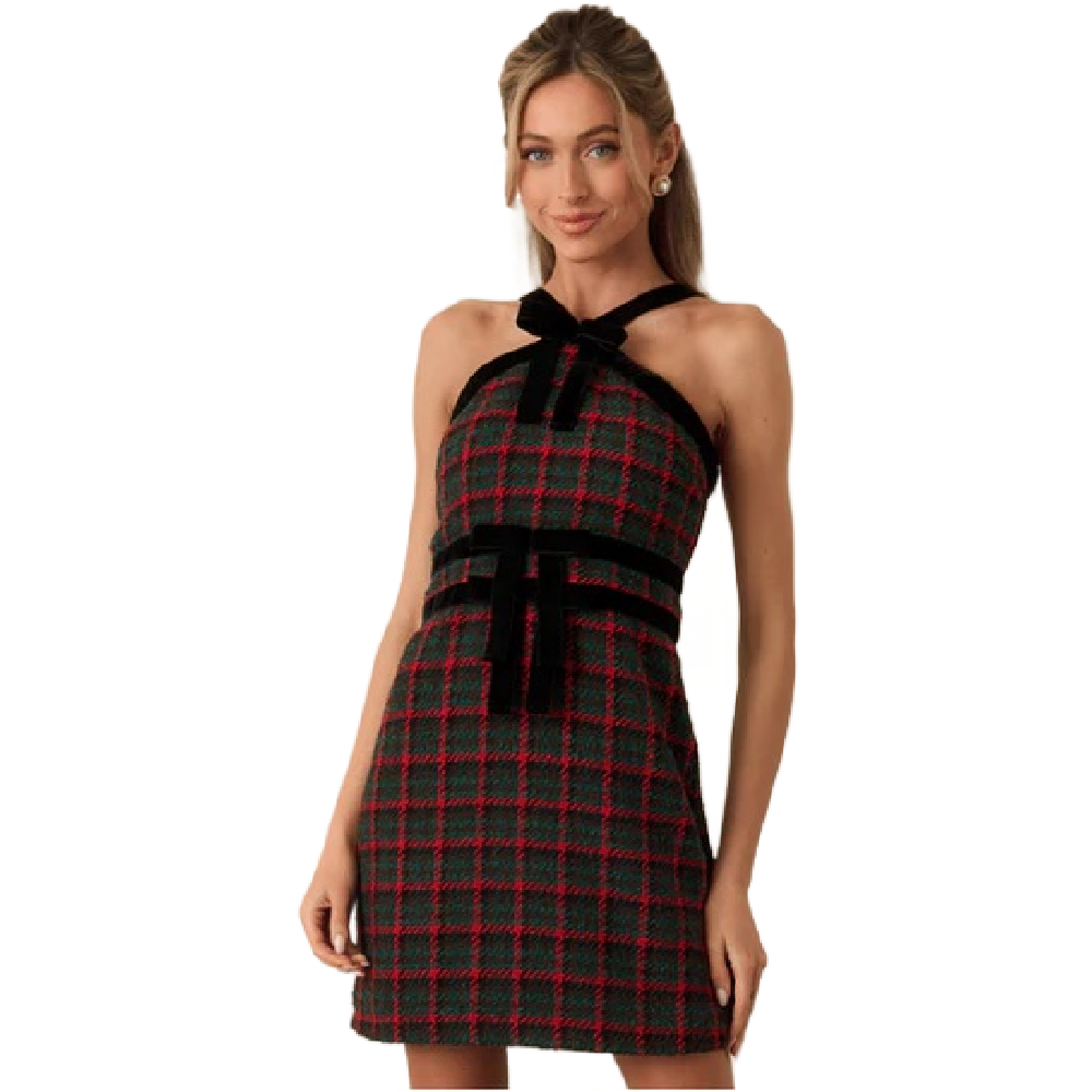 FAYE HALTER DRESS M FAYE HALTER DRESS M