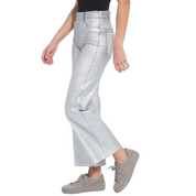 METALLIC DENIM PANT