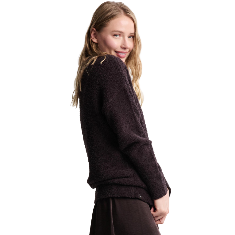 V-NECK PULLOVER UMBER