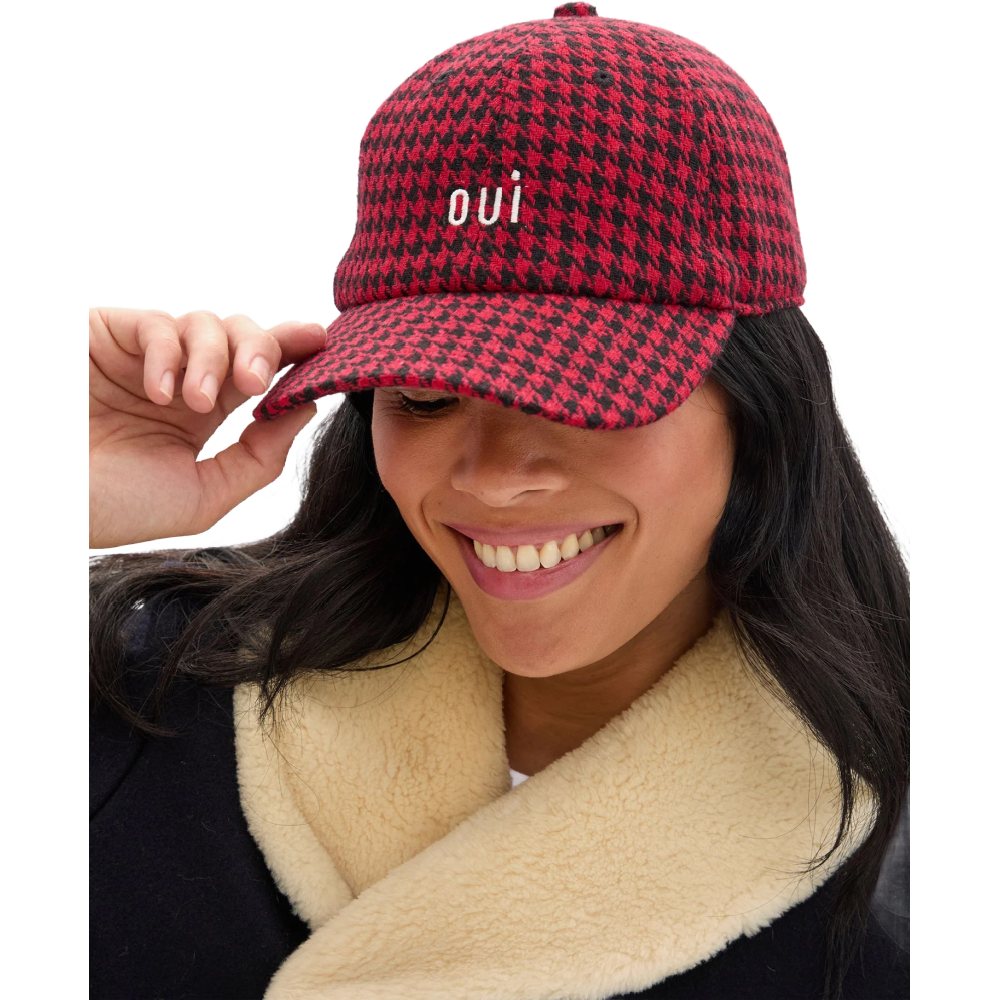 BASEBALL HAT HOUNDSTOOTH