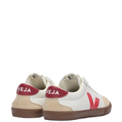 VOLLEY LEATHER WHITE/RED