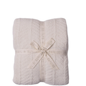 HERRINGBONE BLANKET CREAM