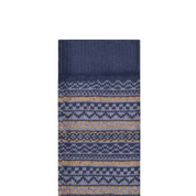 COTTON PATTERN SOCKS NAVY