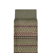 COTTON PATTERN SOCKS SAGE