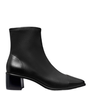 CAP-TOE HEELED BOOTIE