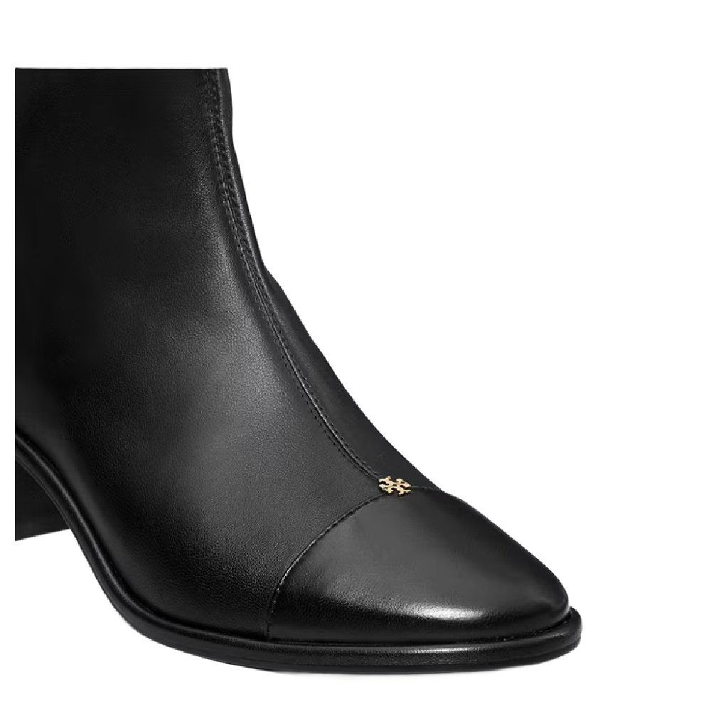 CAP-TOE HEELED BOOTIE