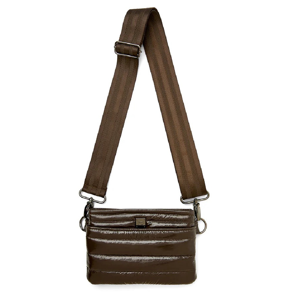 BUM BAG GLOSSY CHOCOLATE