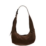 TOM ZIP MED BELTED CHOCOLATE