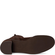 CAP-TOE COCOA BOOTIE