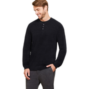MEN'S HENLEY BLACK