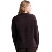 V-NECK PULLOVER UMBER