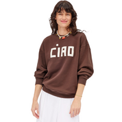 OVERSIZED SWEATSHIRT CHOCOLATE