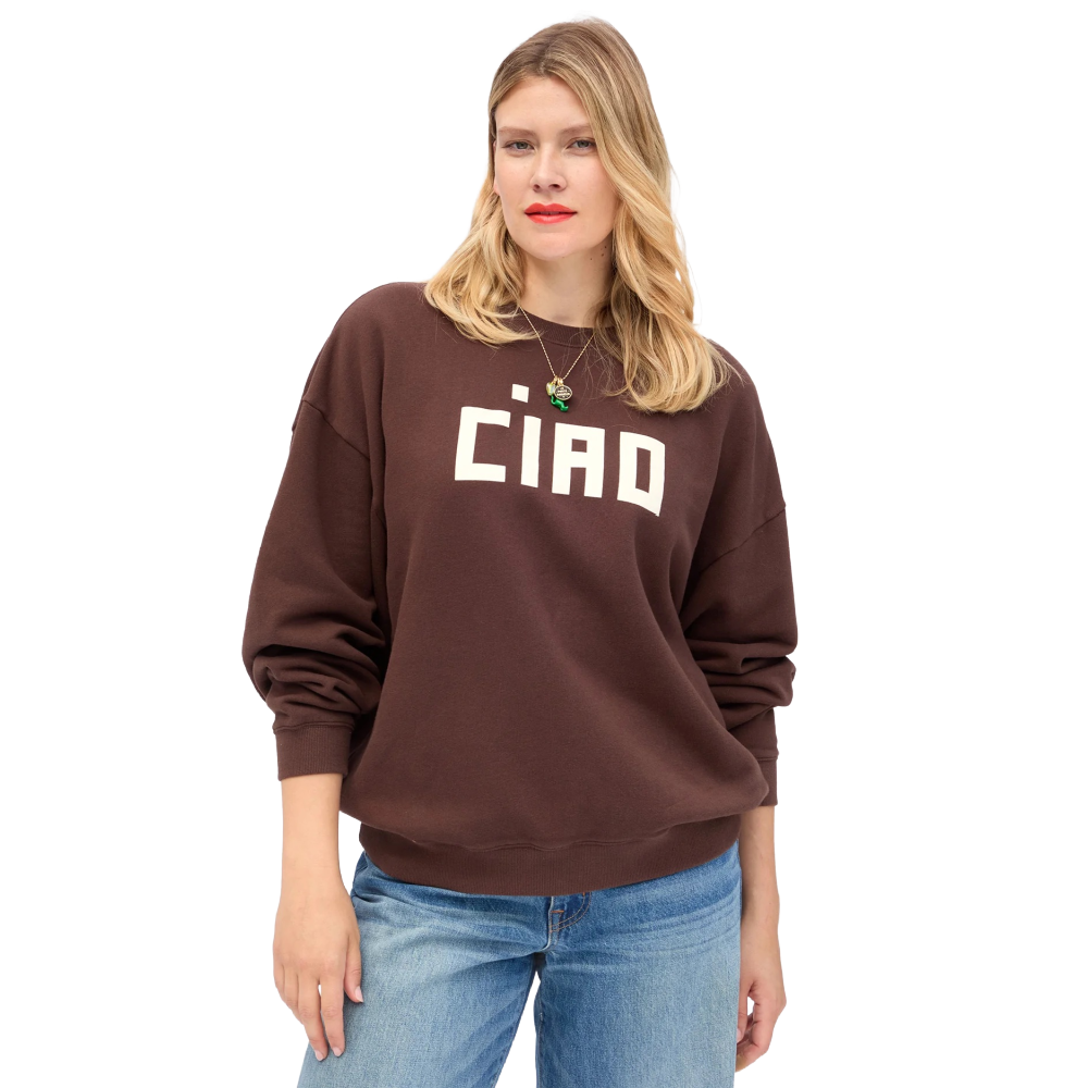 OVERSIZED SWEATSHIRT CHOCOLATE
