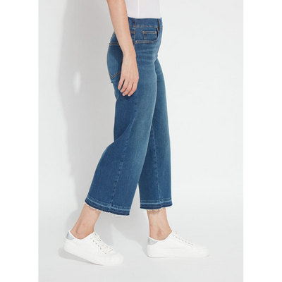 PREMIUM DENIM FRANCES CROP MIDWASH