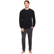 MEN'S HENLEY BLACK