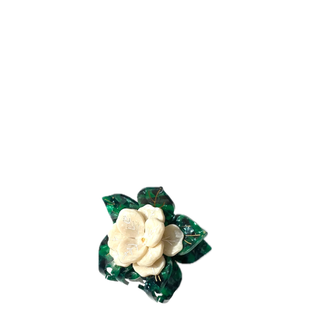 POINSETTIA CREAM CLIP