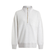 MOLLY HALF ZIP IVORY