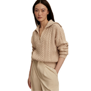 CAMELLO CABLE HALF ZIP