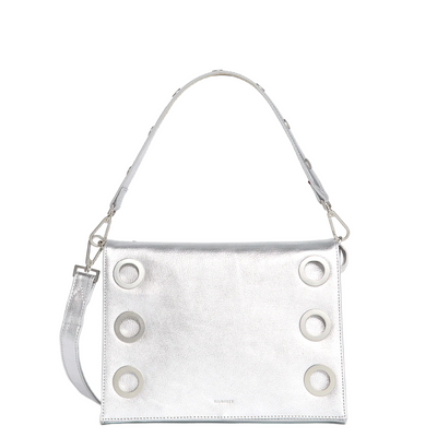 MONTANA CLUTCH LRG SILVER