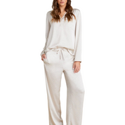 WASHED SATIN EYEMASK PJ SET