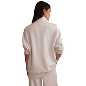 MOLLY HALF ZIP IVORY