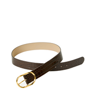 KYRA CROCO CHOCOLATE