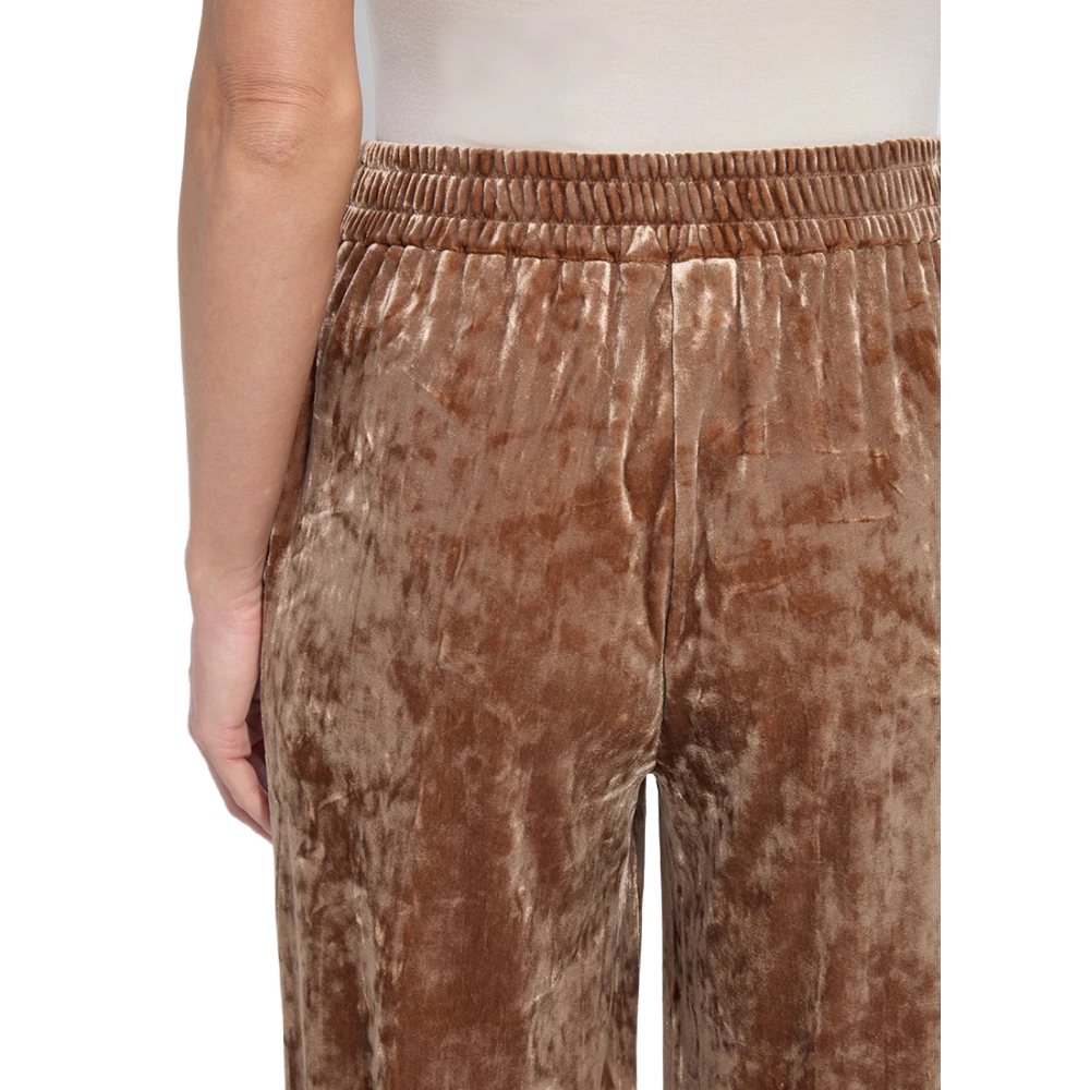 SHAY VELVET CAMEL PANTS
