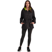 TONAL PRINT ANORAK BLACK