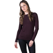 SOFT CREWNECK AUBERGINE