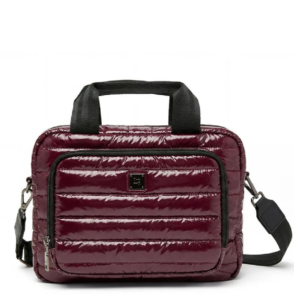STOWAWAY TOILETRY CASE GLOSSY BURGUNDY
