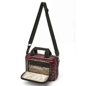 STOWAWAY TOILETRY CASE GLOSSY BURGUNDY