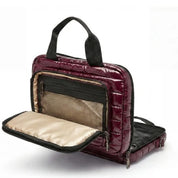 STOWAWAY TOILETRY CASE GLOSSY BURGUNDY