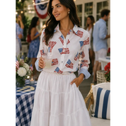 FLAG SHIRT WHITE
