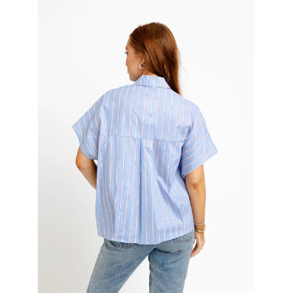 AMERICA POPLIN SIGNATURE TOP