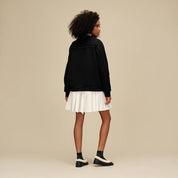 PLORA SHIMMER QUARTER SOCK BLACK