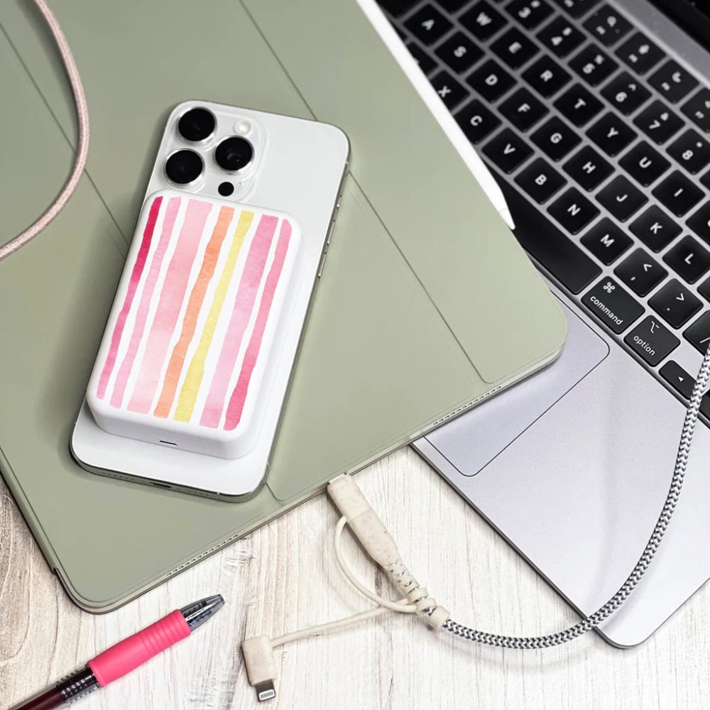PIGGY BACK PINK MAGNETIC POWER BANK