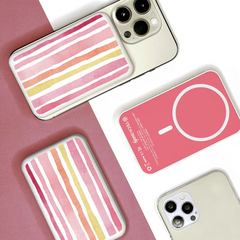 PIGGY BACK PINK MAGNETIC POWER BANK