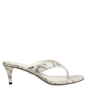 AMIE KITTEN HEEL SANDAL IVORY