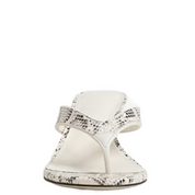 AMIE KITTEN HEEL SANDAL IVORY