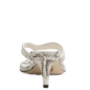 AMIE KITTEN HEEL SANDAL IVORY
