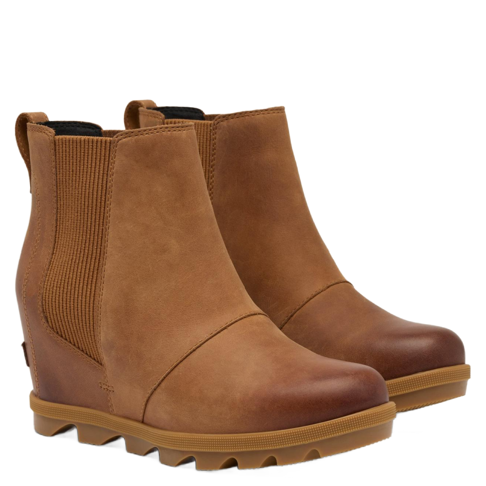 JOAN RHAPSODY CHELSEA WEDGE VELVET TAN