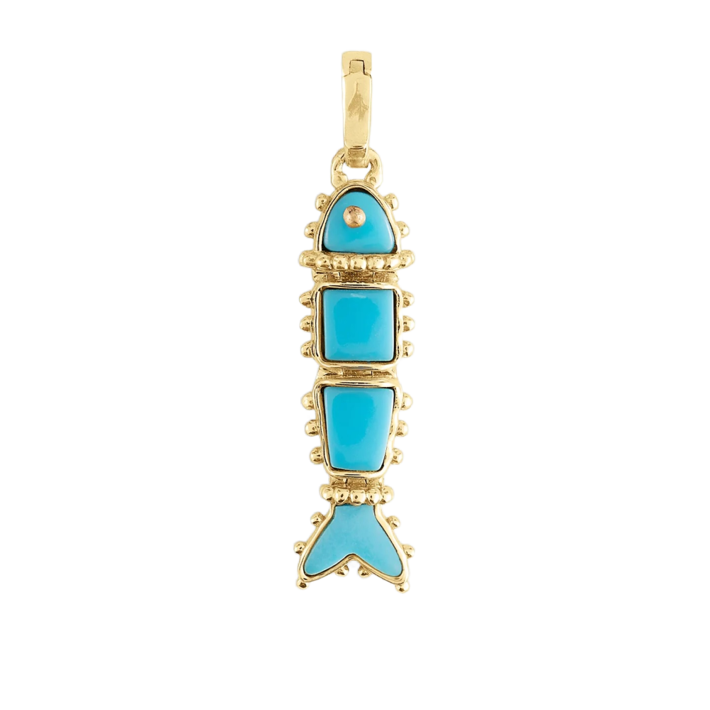 FISH CHARM TURQUOISE
