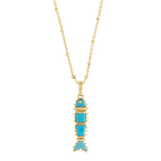 FISH CHARM TURQUOISE