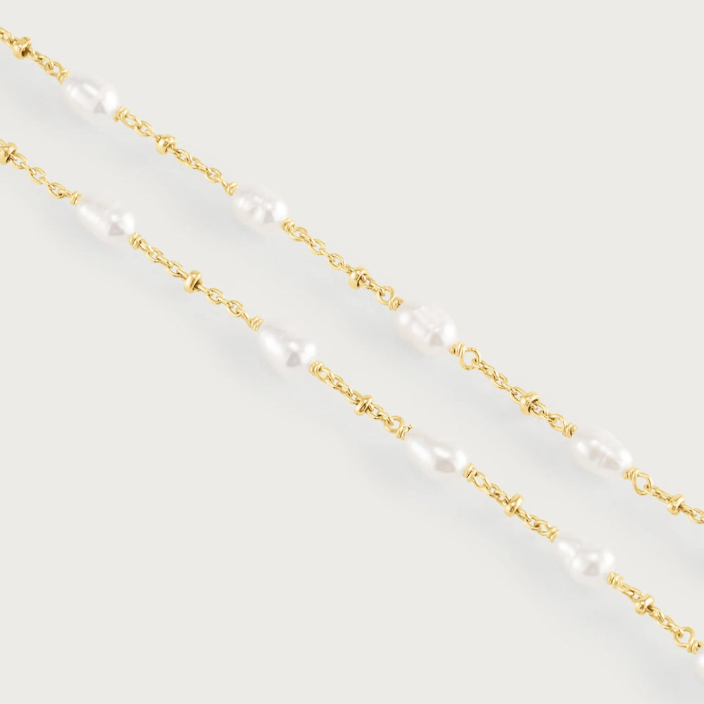 BEADED NECKLACE PEARL