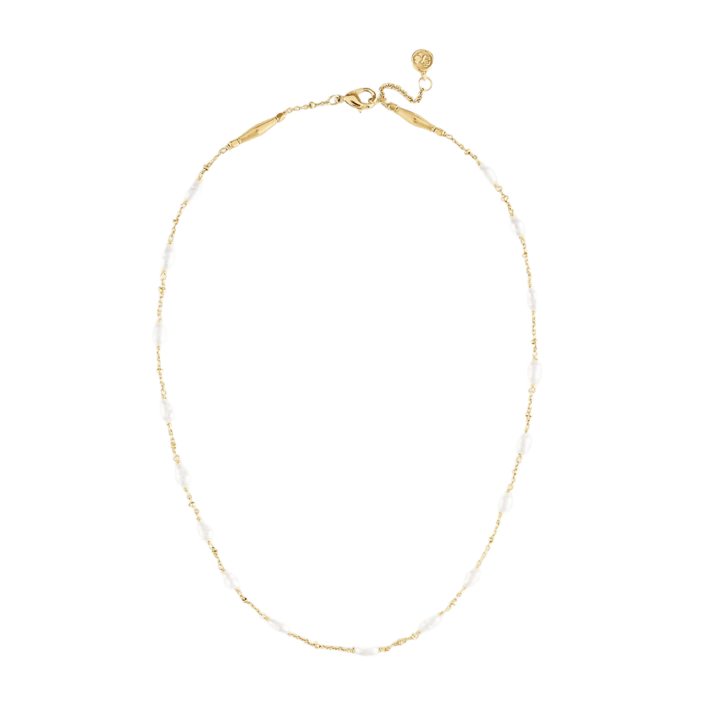 BEADED NECKLACE PEARL
