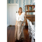 MAXI SKIRT GINGHAM TAN