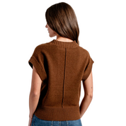 GWYNETH VEST ORANGE FLAME