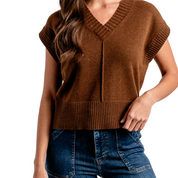 GWYNETH VEST ORANGE FLAME